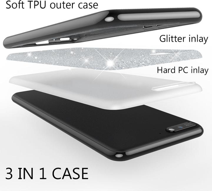 Produktbild Nalia Glitzer Hülle (Huawei Y6 (2018))