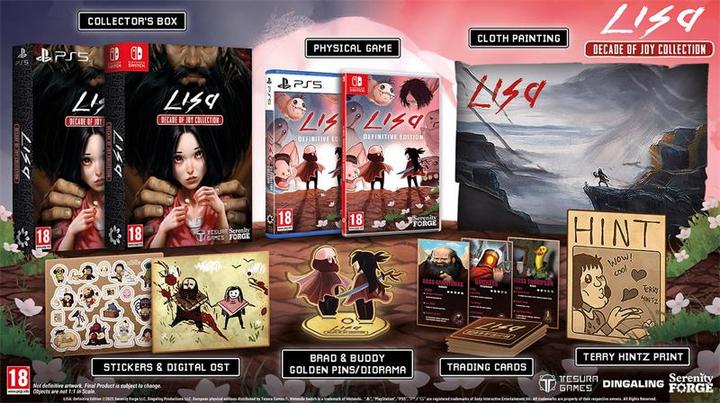 Actual product image Tesura LISA: Decade Of Joy Collection (Switch, Switch Lite, Switch OLED, DE)