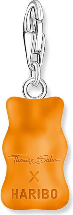 Produktbild Thomas Sabo Charm-Goldbären-Anhänger in Orange Silber (Silber 925)