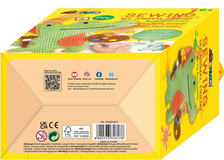 Actual product image Avenir Sewing Kit Crocodile Hanger