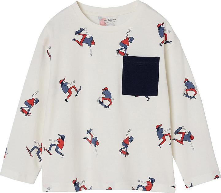 Actual product image Vertbaudet Jungen Shirt HAPPY LA mit Recycling-Baumwolle (116)