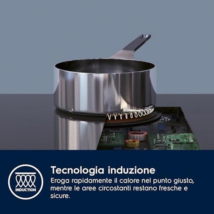 Produktbild Electrolux LIL61443C Schwarz Eingebautes 59 cm Induktionskochfeld 4 Herd(e)