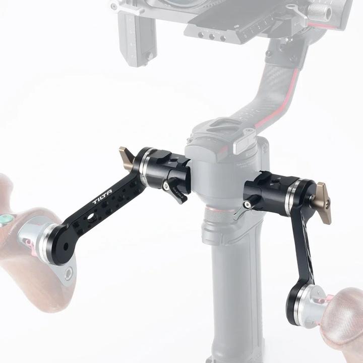 Image du produit Tilta Left Side NATO Rail to Rosette Adaptateur (Support de gimbal)