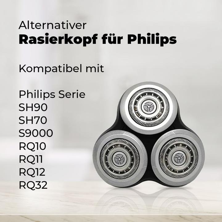 Actual product image Hermex Alternative shaving head for Philips SH90 S9000 RQ10 RQ11 RQ12 series (1 x)