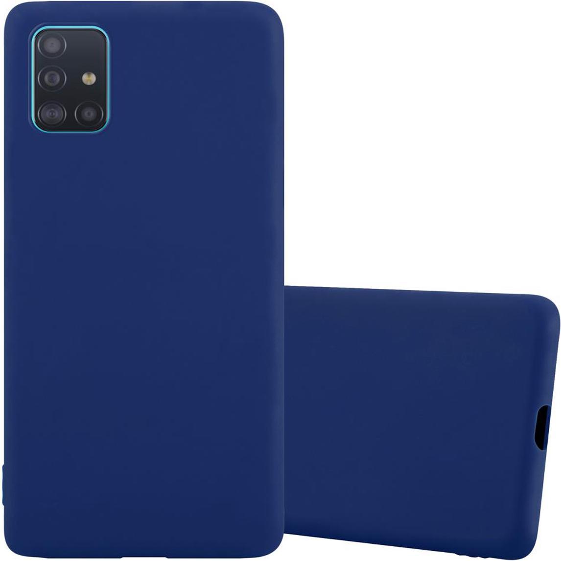 Cadorabo TPU Candy Cover (Samsung Galaxy A51 5G), Smartphone Hülle, Blau