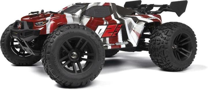 Maverick Quantum2 XT Flux 1:10 Stadium Truck brushless - Rouge (Avec radio, batterie non-incluse) (RTR Prêt à fonctionner)