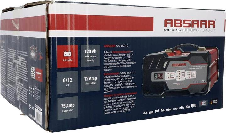 Produktbild Absaar Starthilfe (12V, 6V, 12 A)