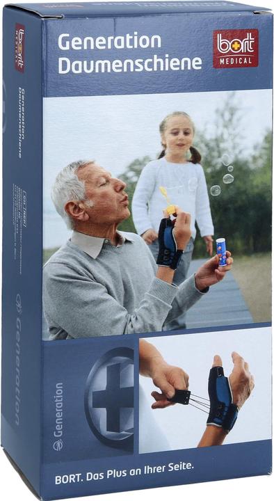 Produktbild Bort Medical Generation Daumenschiene M links blau (M)