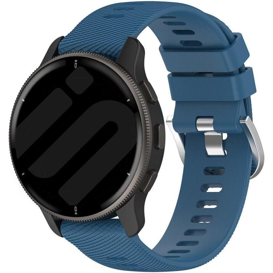 Thumbnail - Strap-it Silikonarmband (22 mm, Silikon, vivoactive 4), Uhrenarmband, Blau