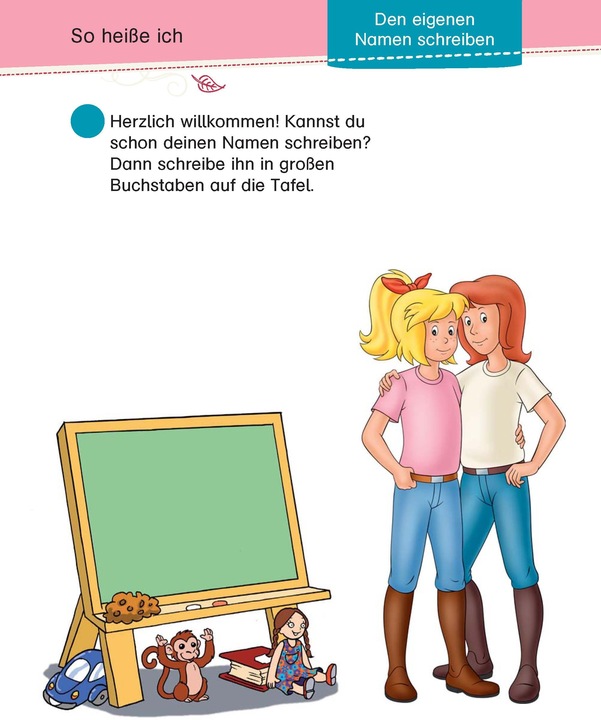 Produktbild Bibi & Tina Mein Schulstart-Block. Erstes Lesen und Schreiben ab 5 Jahren (Deutsch, 2017)