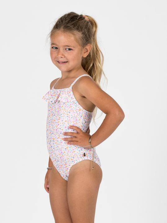 Produktbild Nabaiji Badeanzug Baby/Mädchen mit Rüschen - Print Blumen weiss/rosa (74)