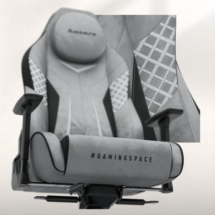 Produktbild Huzaro Fotel gamingowy zamszowy Force 8.3 Grey