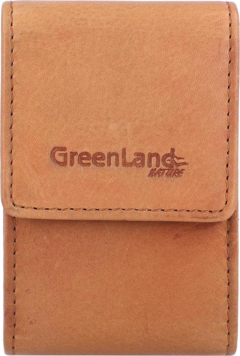 Actual product image Greenland Nature Credit card holder RFID protection leather 7 cm