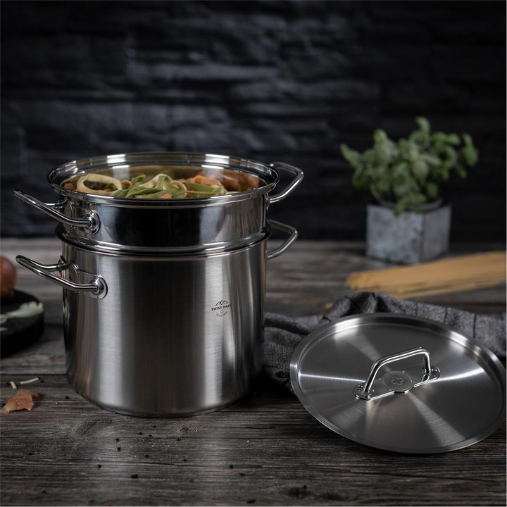 Image du produit Kuhn Rikon Montreux (22 cm, Casserole, Acier inoxydable)