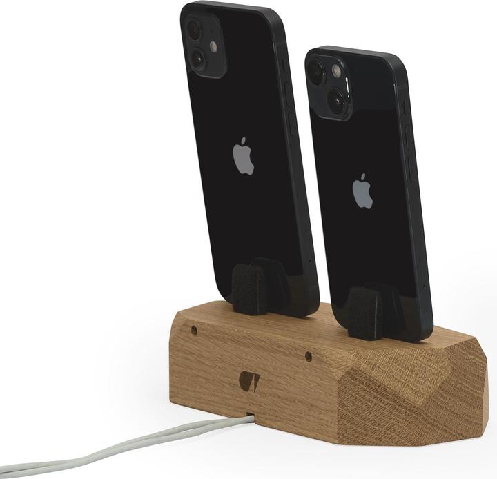 Produktbild Oakywood Dual Dock - Doppeldockingstation - 2 x Lightning (2 Ports)