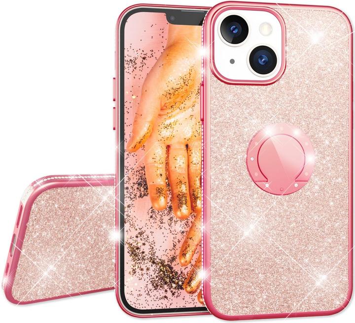 Actual product image Nalia Ring glitter silicone sleeve (Apple iPhone 13 mini)