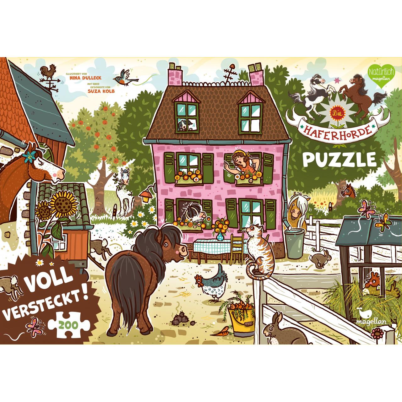 Magellan Die Haferhorde - Voll versteckt! (Puzzle) (200 Teile)