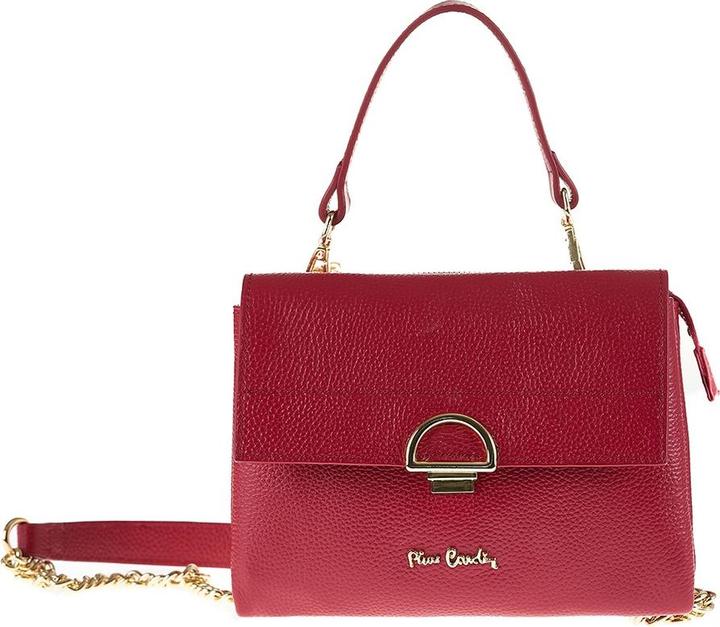 Immagine prodotto Pierre Cardin Damen Schultertasche Made In Italy - Modell Solara Lux - 100% Leder - 21.0 X 16.0 X 6.5 Cm