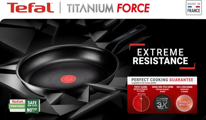Produktbild Tefal Titanium Force Wokpfanne 28 cm (28 cm, Wok Pfanne, Aluminium)