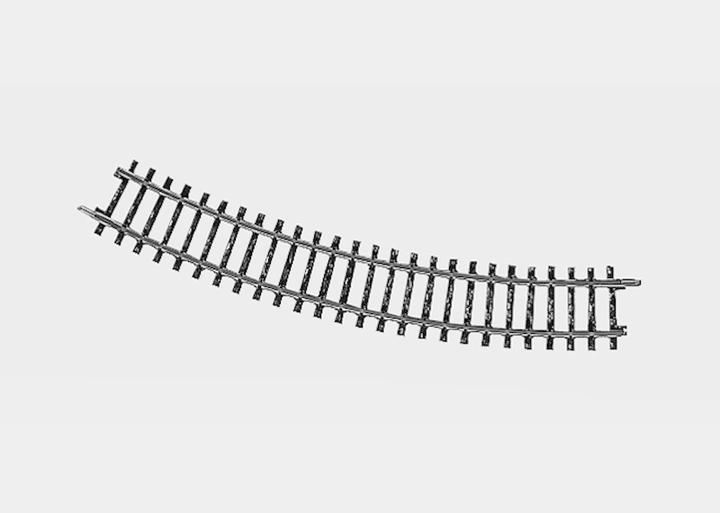 Actual product image Märklin H0 K-track (without ballast) 2221 Curved track 10pcs. (Track H0)