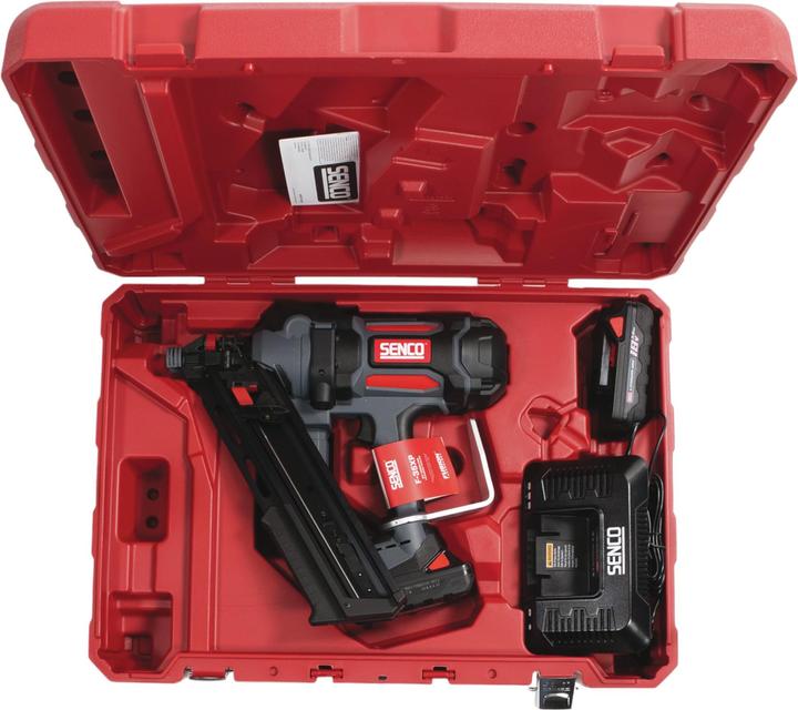 Immagine prodotto Senco F-35 XP Fusion chiodatrice a batteria 18 V 50-90 mm ( 10G2001N ) + 2x batteria ricaricabile 3,0 Ah +