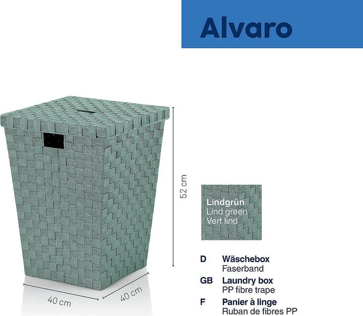 Produktbild Kela Wäschebox Alvaro lindgrün