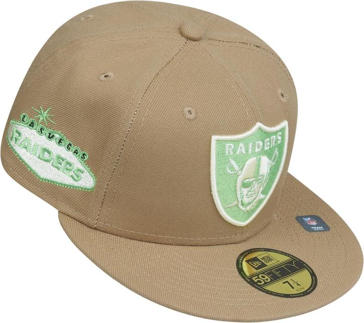 Actual product image New Era 59Fifty Fitted Cap - Las Vegas Raiders khaki (7 1/8)