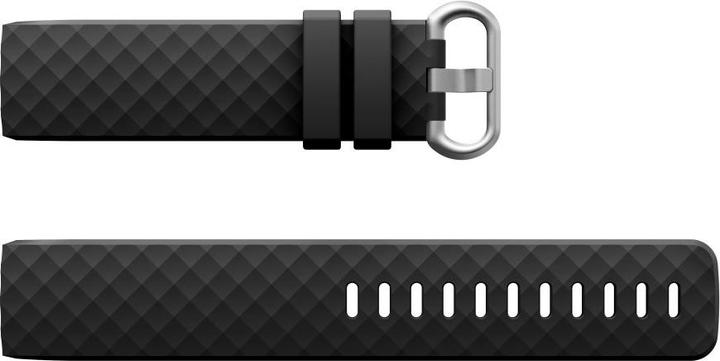 Actual product image Deltalabs Ersatz Sport Armband Silikon Fitbit Charge 4 / 3 - Schwarz (Silicone)