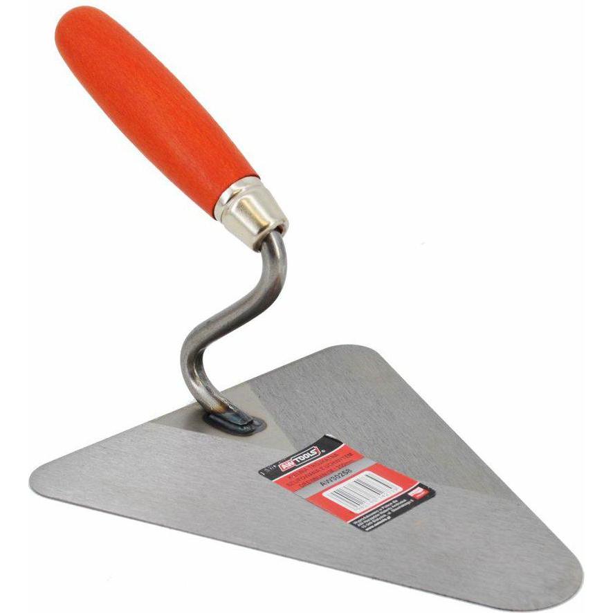 Awtools, Kelle + Spachtel, Kielnia Trójkątna Szlifowana 220mm Uchwyt Drewniany (2.90 cm)