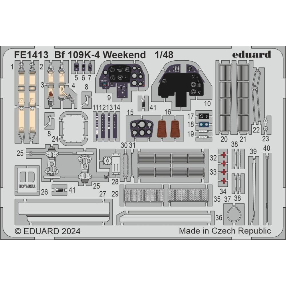 Eduard Bf 109K-4 Weekend 1/48