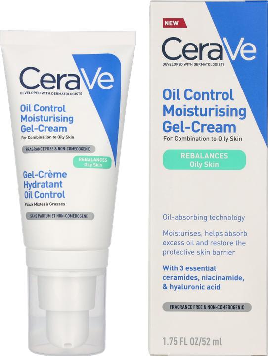 Energie-Label CeraVe Oil-Control (52 ml, Gesichtsgel, Bis SPF 10)