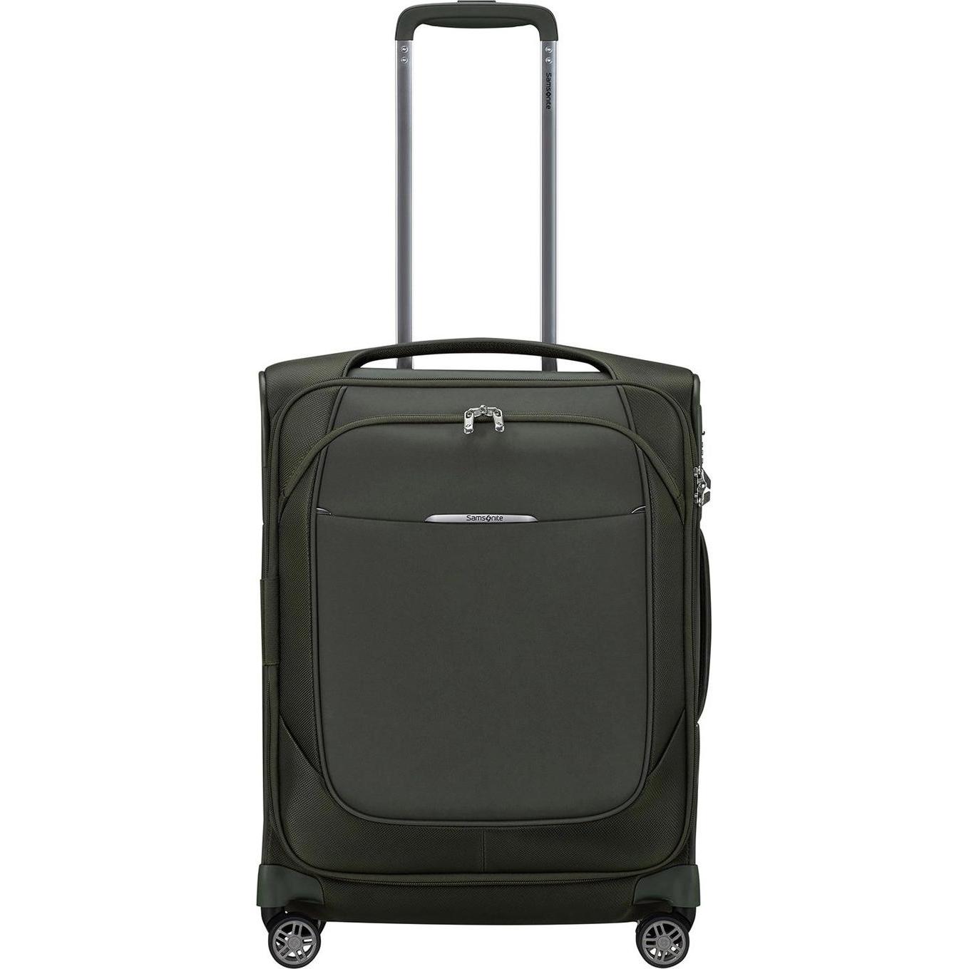 Samsonite, Valigia, Re-Lite Trolley mit 4 Rollen erweiterbar 55cm, Verde, (44 l)