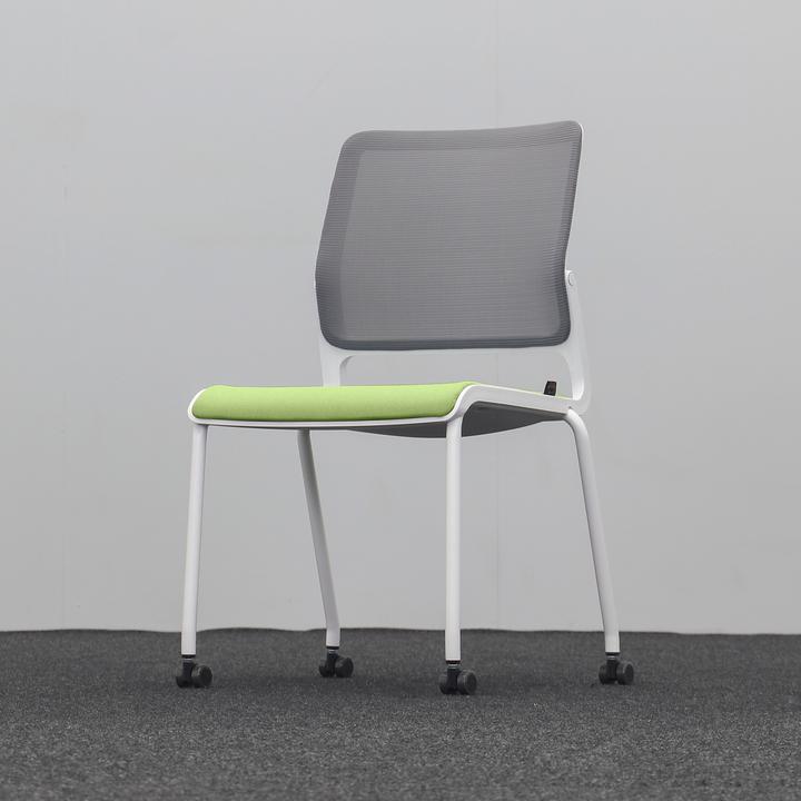 Produktbild Sitag 4-Fuss Stühle SitagXilium Mesh Grün ohne Armlehnen, Neu (48 cm)