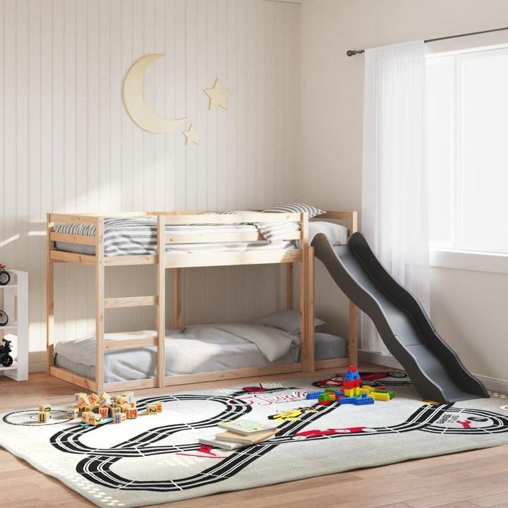 Produktbild vidaXL Etagenbett mit Rutsche und Leiter (80 x 200 cm)