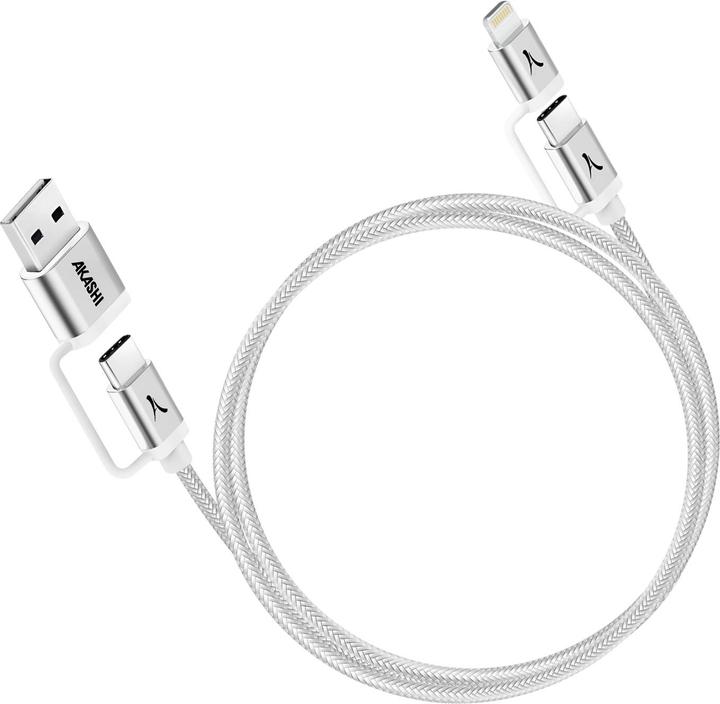 Produktbild Akashi 4-in-1 CarPlay Cable (1 m)