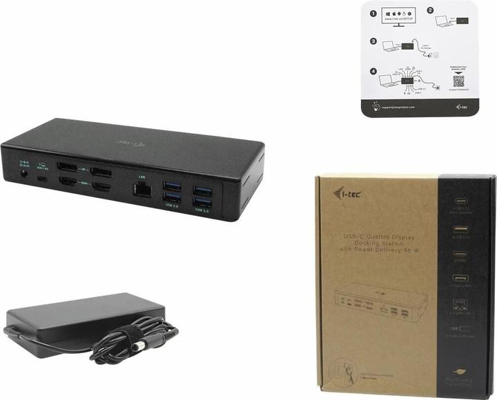 Actual product image i-tec Quattro Display (USB-C)