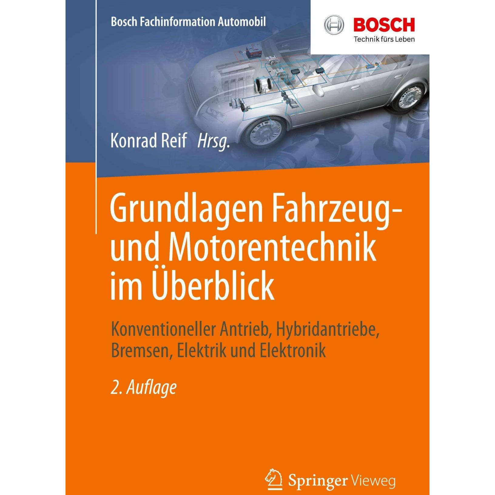 Grundlagen Fahrzeug- und Motorentechnik im Überblick, Fachbücher von Konrad Reif