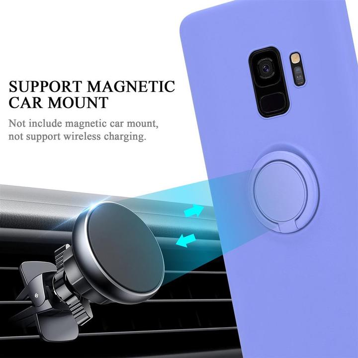 Actual product image Cadorabo TPU Liquid Ring Silicone Case Cover (Samsung Galaxy S9+)