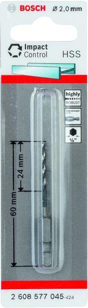 Immagine prodotto Bosch Professional Zubehör Trapano per metallo (2,0 millimetri)