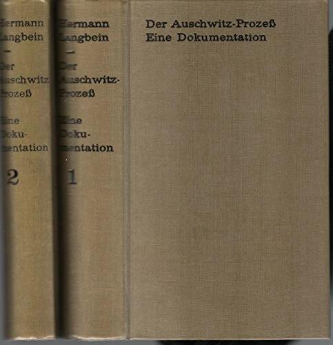 Produktbild Der Auschwitz-Prozess (Deutsch, Hermann Langbein, 1995)
