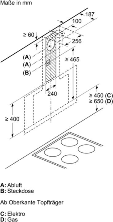 Produktbild Bosch Hausgeräte DWK67CM60 (Wandhaube)