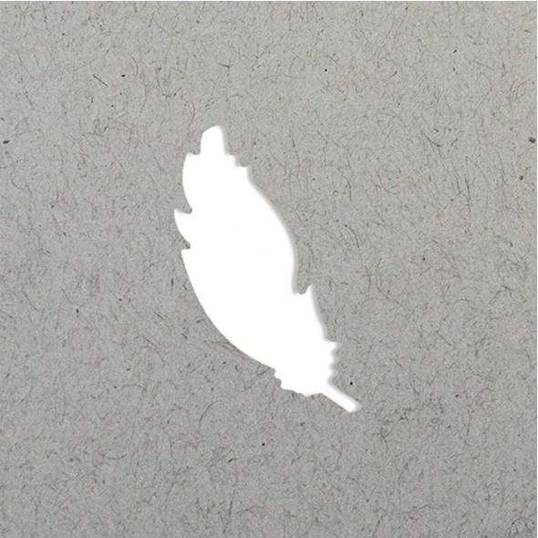 Actual product image Artoz Motif punch feather, 3.1 cm