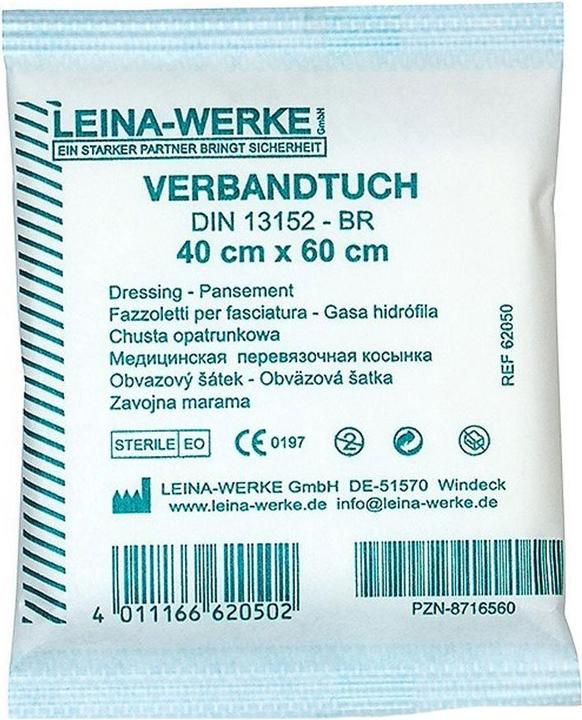 Nutritional values and ingredients Leina Dressing cloths 60 cm x 80 cm