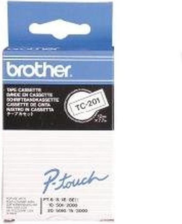 Produktbild Brother Tc-201 (1.20 cm, Schwarz)