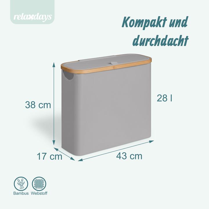 Actual product image Relaxdays Toilet roll storage