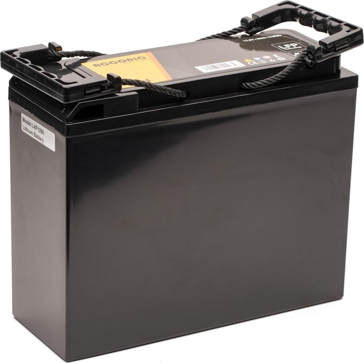 Image du produit Acconic A50S LiFePO4 12V Lithium Slim Batterie d'alimentation 50Ah (12 V, 50 Ah)