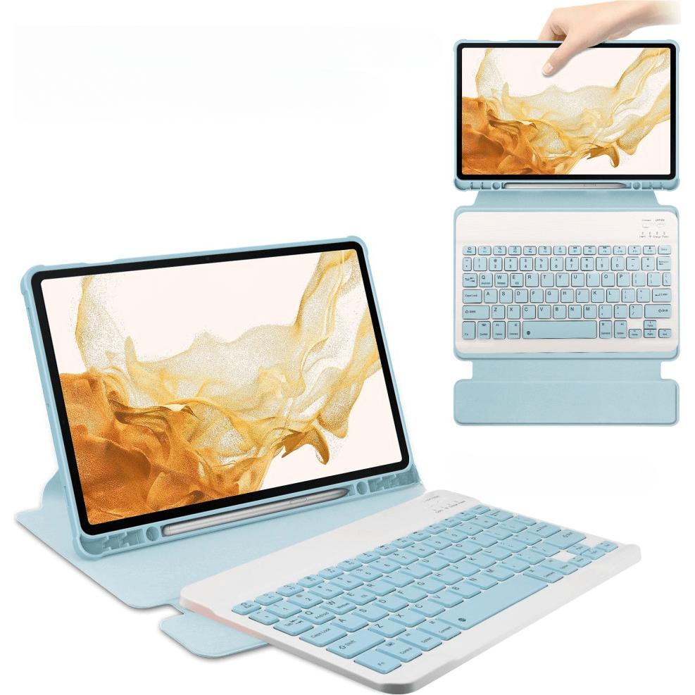 Thumbnail - Cover-Discount Galaxy Tab S10+ PLUS - 360-Grad Hülle (Galaxy Tab S10+), Tablet Hülle, Blau