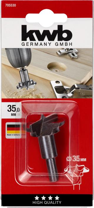 Actual product image kwb Hinge hole drill (35 mm)
