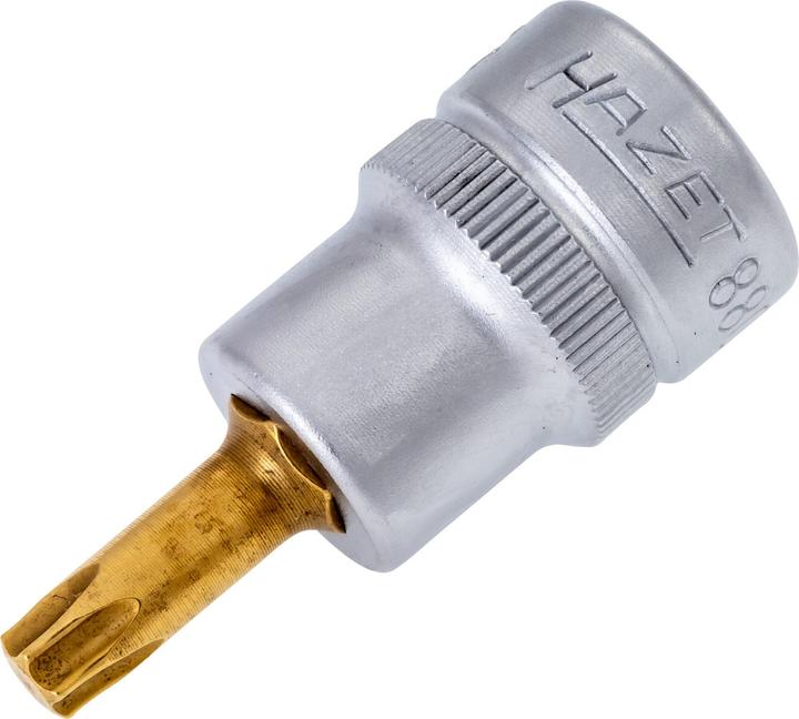 Produktbild HAZET Schraubendreher-Steckschlüsseleinsatz ∙ TORX 8802-T30 ∙ Vierkant10 mm (3/8 Zoll) ∙ Innen TOR…