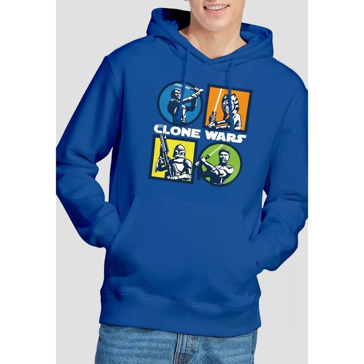 Immagine prodotto Star Wars Felpa con Cappuccio Griglia Uomo (XXL)